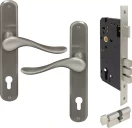 Haven Longplate Oval Entrance Set - E85 - BN