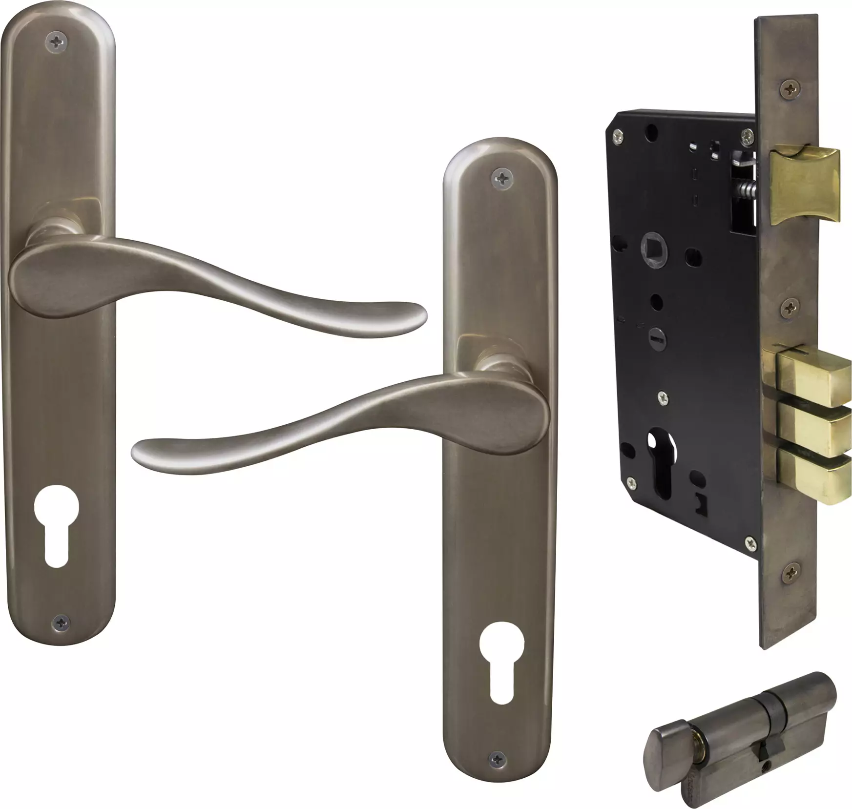 Haven Longplate Oval Entrance Set - E85 - NB