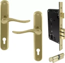 Haven Longplate Oval Entrance Set - E85 - PB
