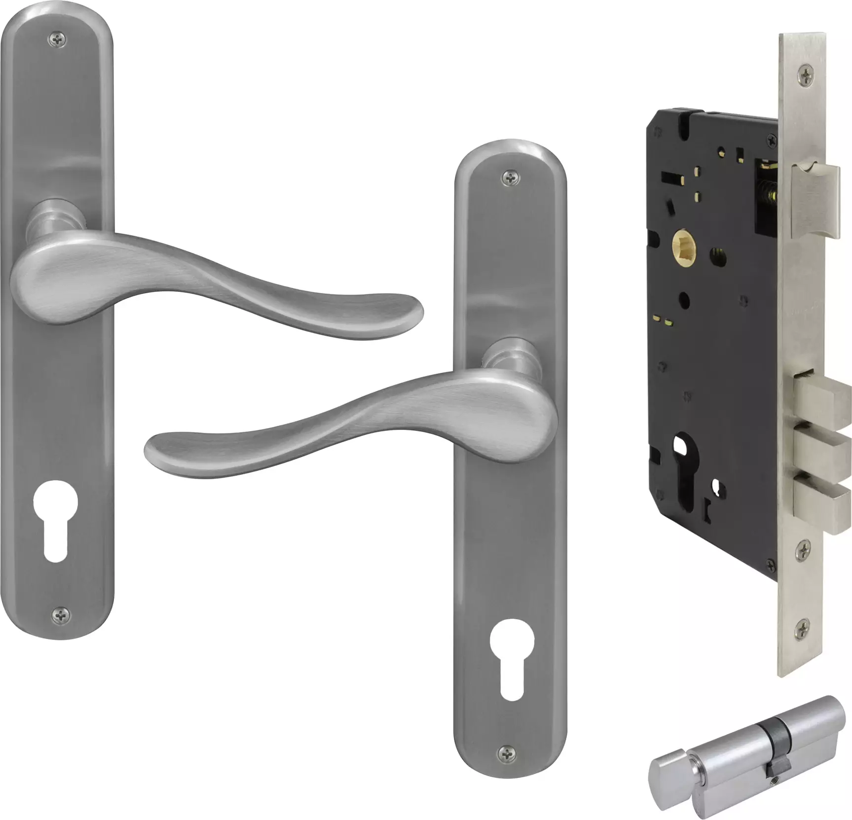 Haven Longplate Oval Entrance Set - E85 - PC