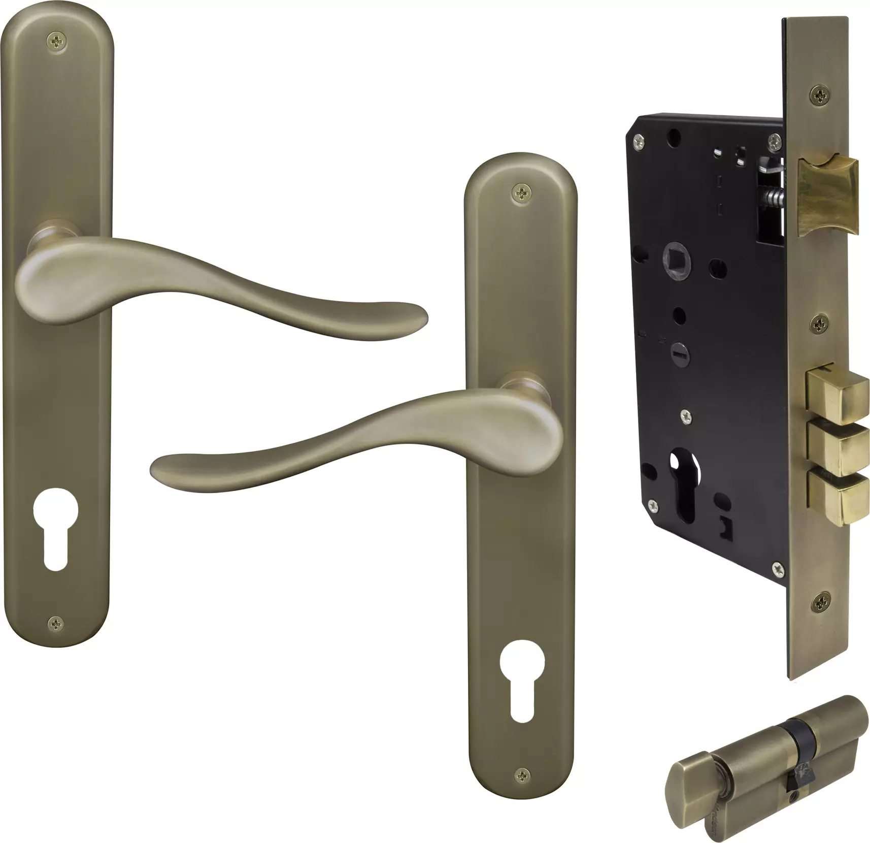 Haven Longplate Oval Entrance Set - E85 - RB