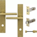 Charleston Longplate Square Privacy Set - Magn. Latch - RLB