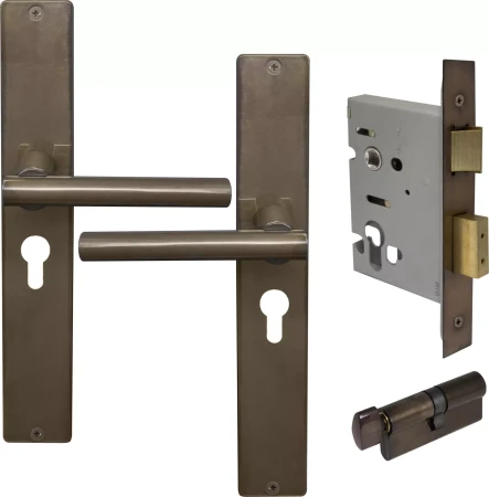 Charleston LP Square Entrance Set - E48 - AB