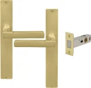 Federal Longplate Square Passage Set - Magn. Latch - MSB