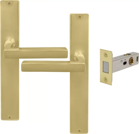 Federal Longplate Square Passage Set - Magn. Latch - MSB