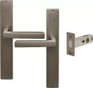 Federal Longplate Square Passage Set - Magn. Latch - NB