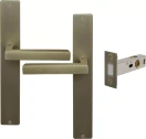 Federal Longplate Square Passage Set - Magn. Latch - RB