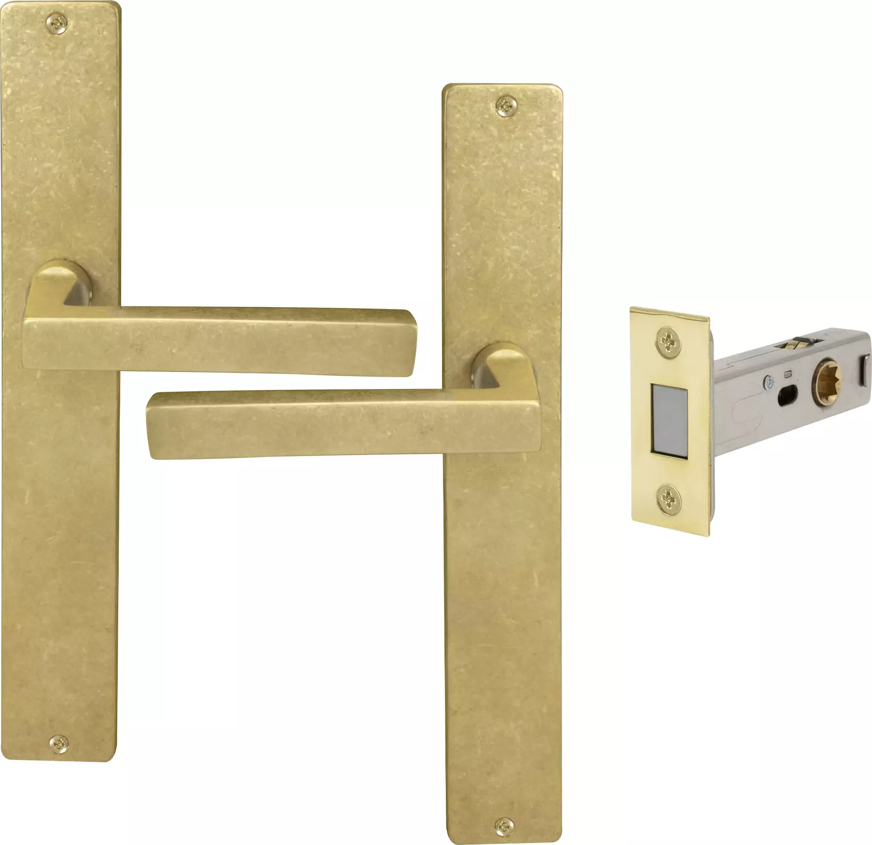 Federal Longplate Square Passage Set - Magn. Latch - RLB