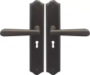 Villa Traditional Longplate Std Keyhole - DRB