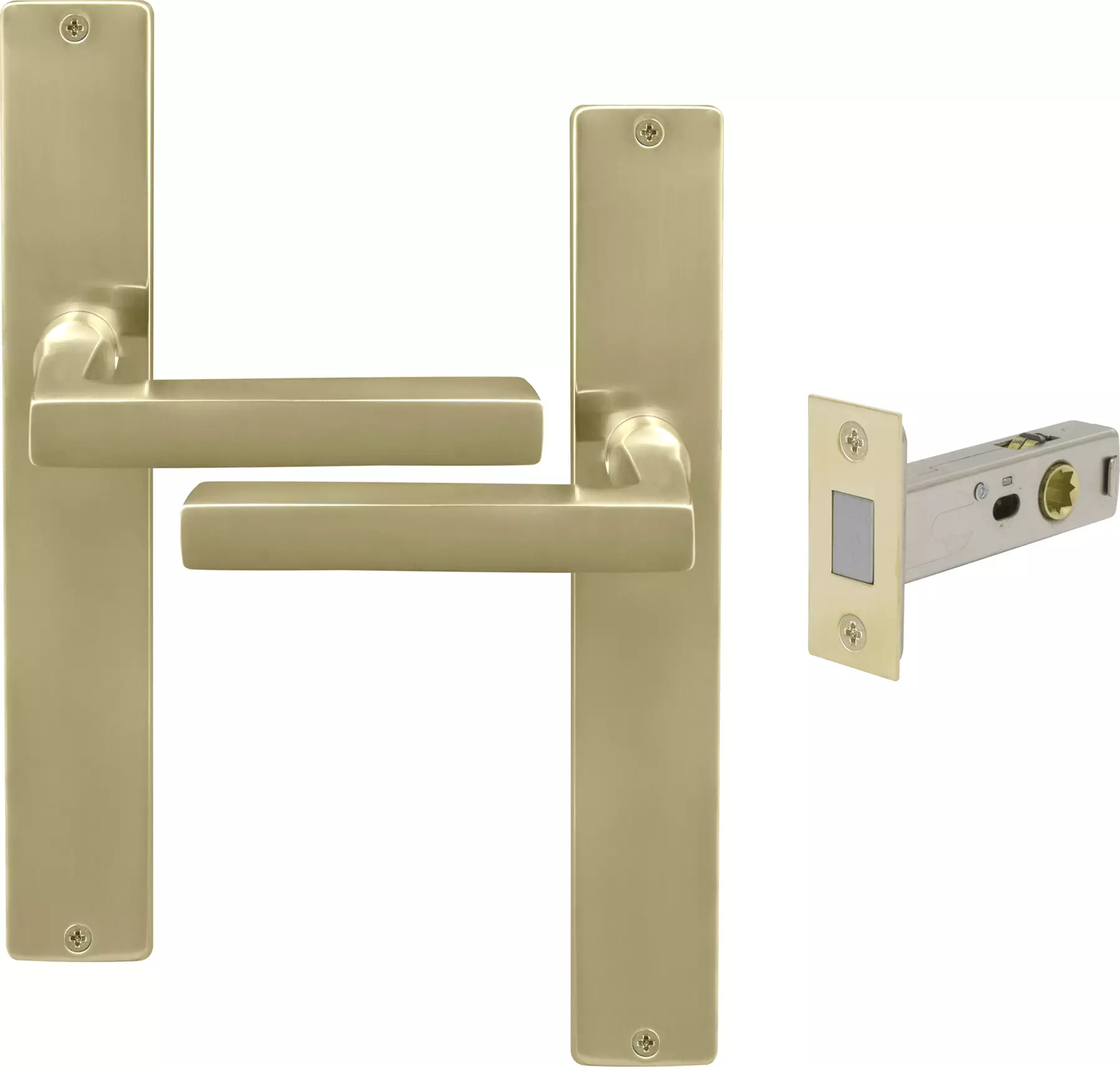 Federal Longplate Square Passage Set - Magn. Latch - USB
