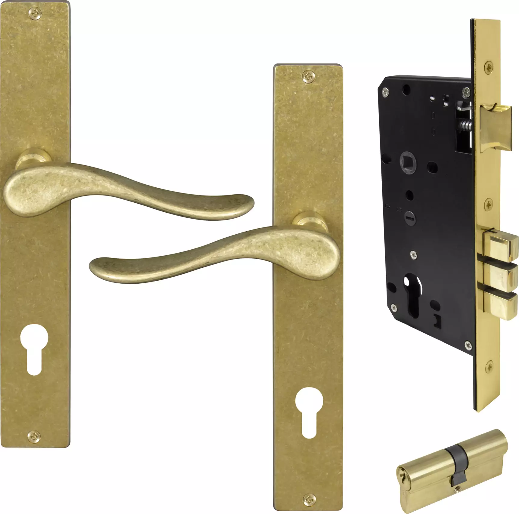 Haven Square Longplate Entrance Set E85 - Key/Key - RLB