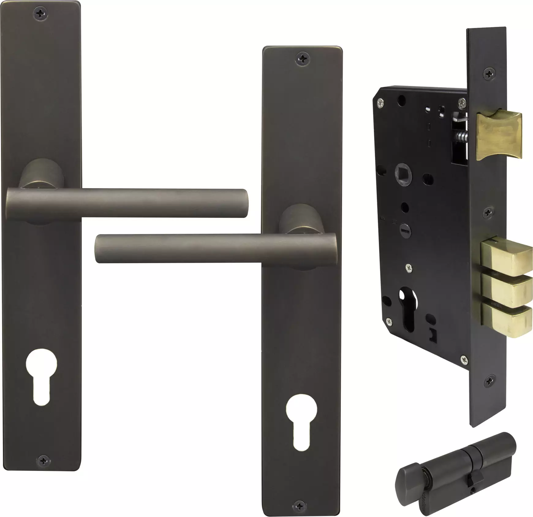 Charleston LP Square Entrance Set - E85 - DRB