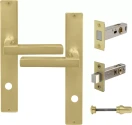 Federal Longplate Square Privacy Set - Magn. Latch - MSB