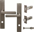 Federal Longplate Square Privacy Set - Magn. Latch - NB