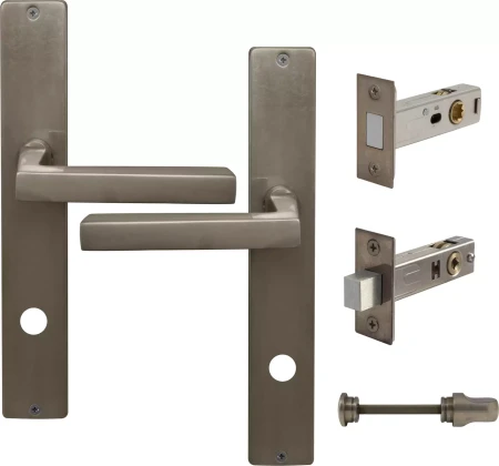 Federal Longplate Square Privacy Set - Magn. Latch - NB
