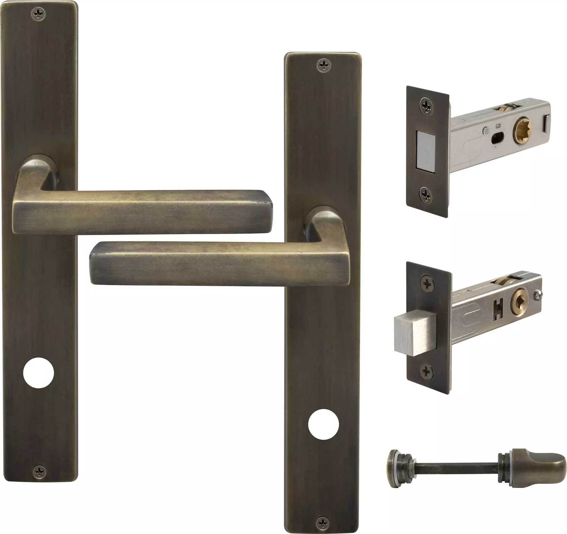 Federal Longplate Square Privacy Set - Magn. Latch - ORB