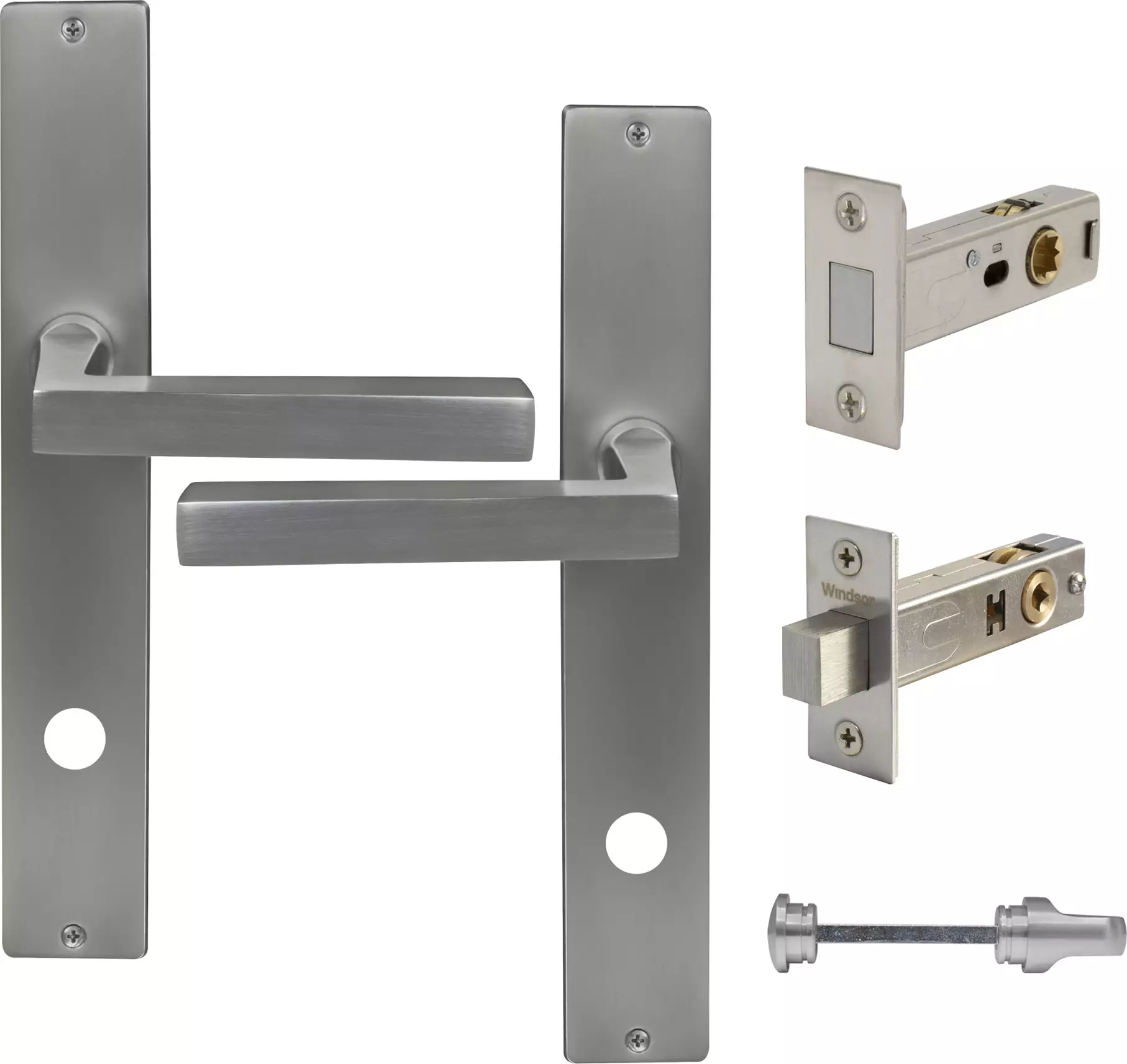 Federal Longplate Square Privacy Set - Magn. Latch - PC