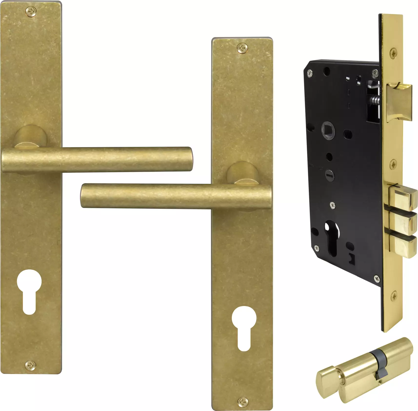 Charleston LP Square Entrance Set - E85 - RLB