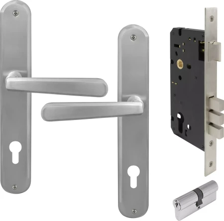 Villa Oval Longplate Entrance Set E85 - Key/Key - PC