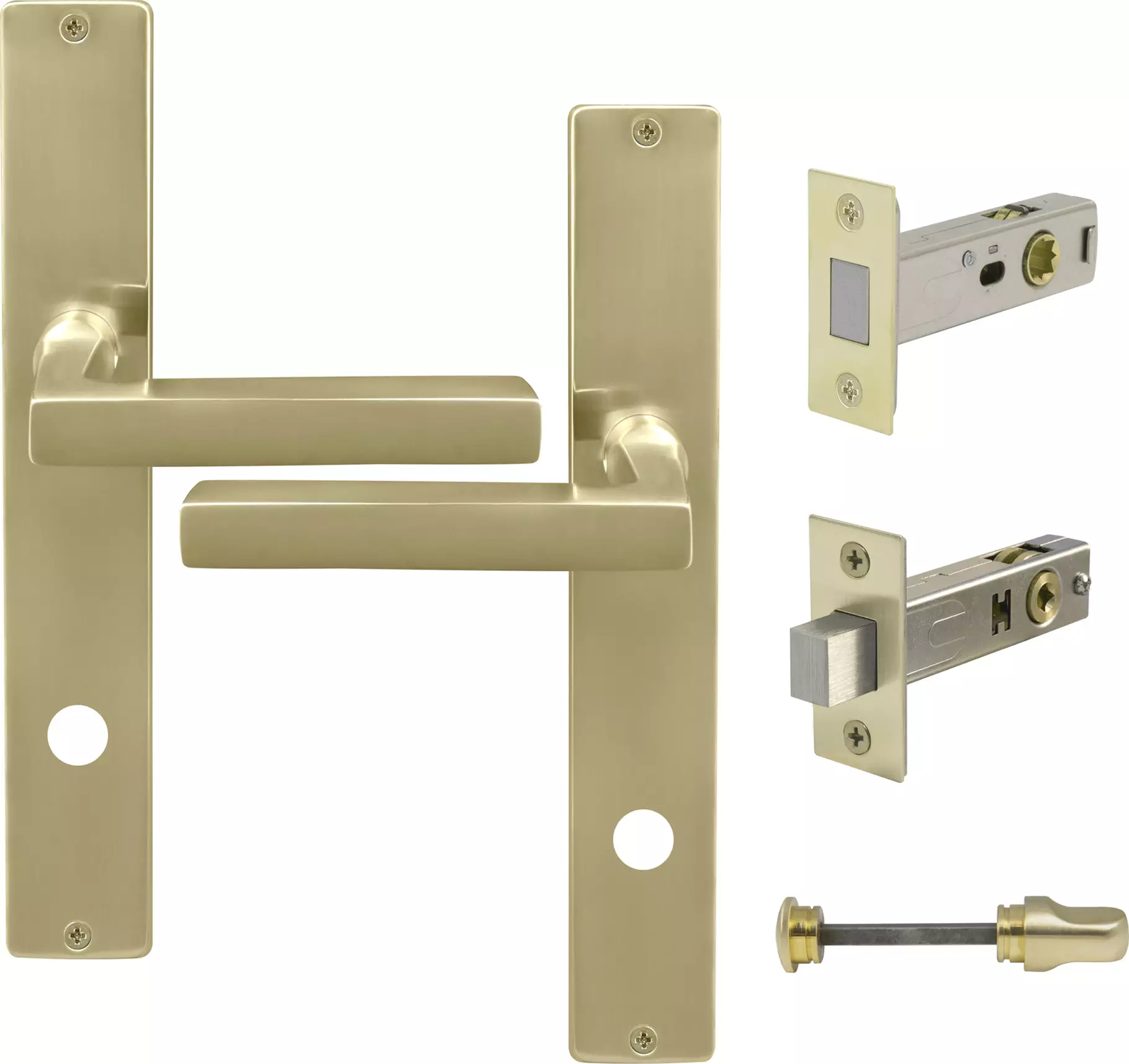 Federal Longplate Square Privacy Set - Magn. Latch - USB