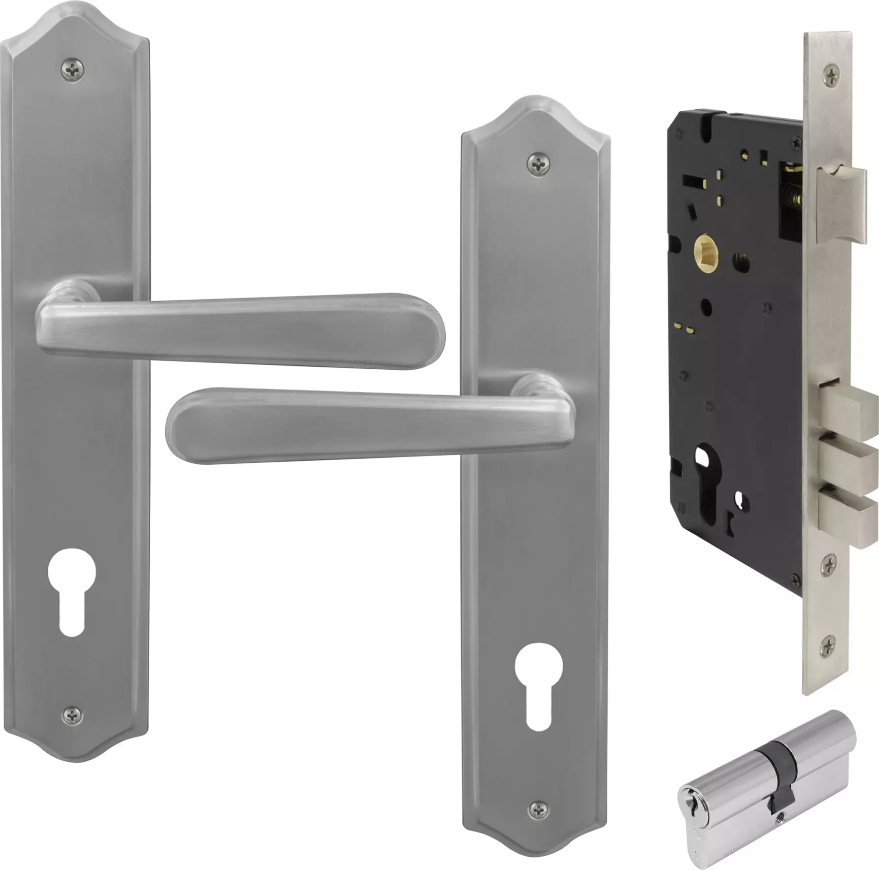 Villa Traditional Longplate Entrance Set E85 - Key/Key - PC