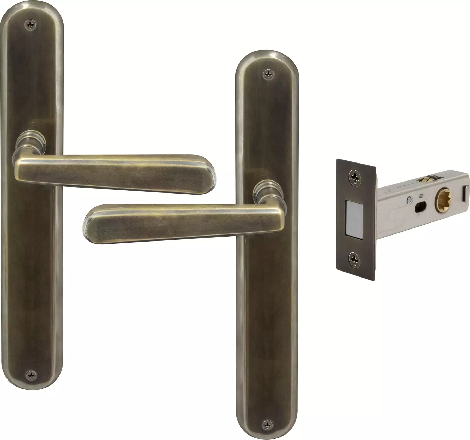 Villa Longplate Oval Passage Set - Magn. Latch - ORB