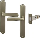 Villa Longplate Oval Passage Set - Magn. Latch - RB