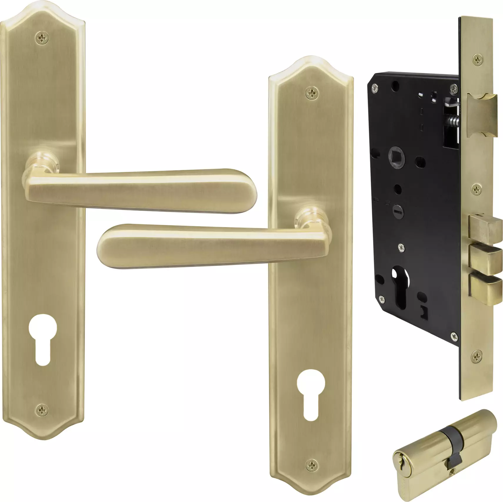 Villa Traditional Longplate Entrance Set E85 - Key/Key - USB