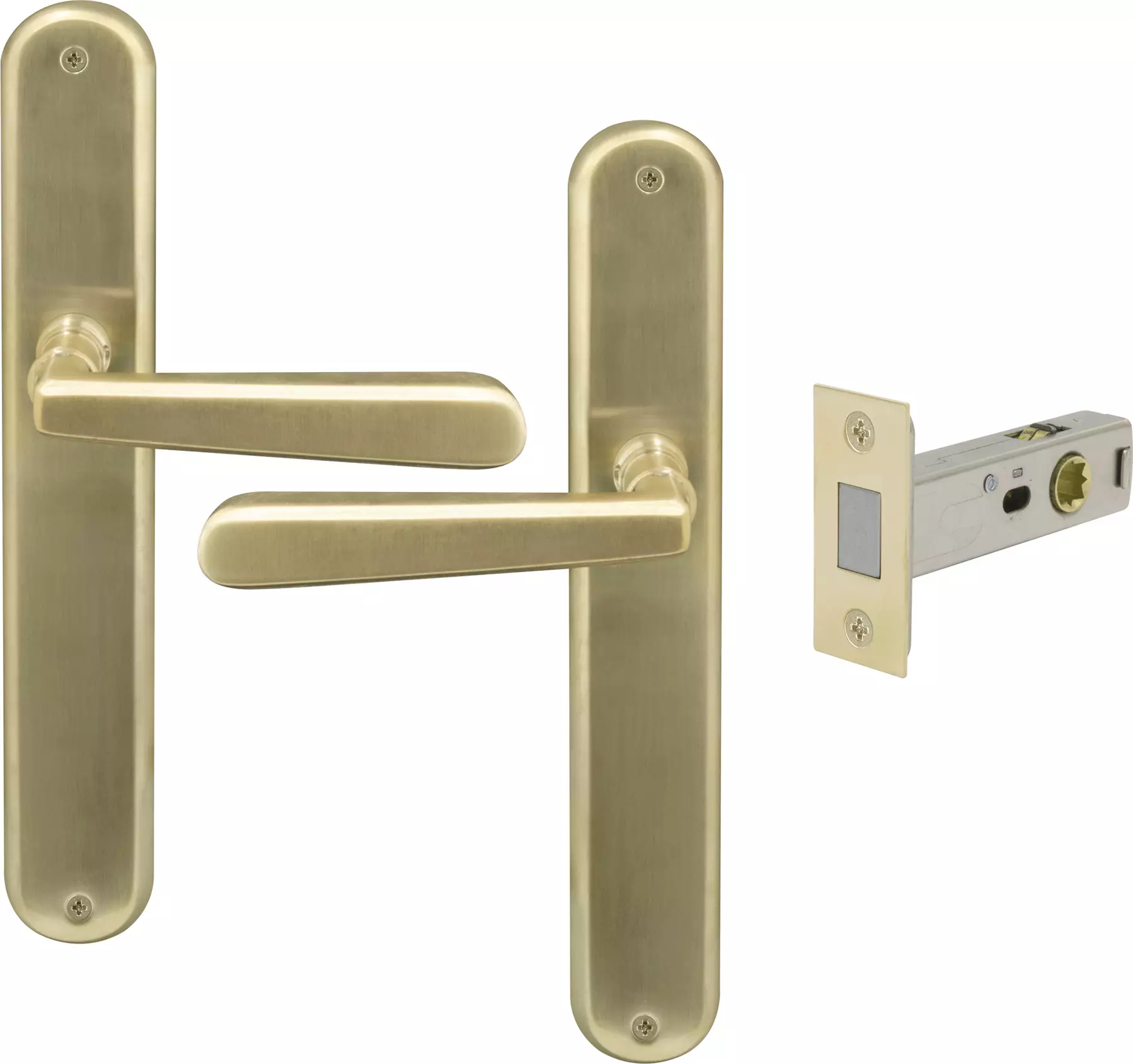 Villa Longplate Oval Passage Set - Magn. Latch - USB