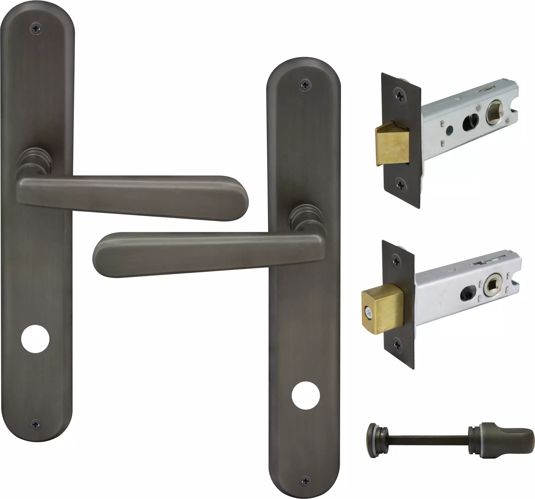 Villa Longplate Oval Privacy Set - DRB