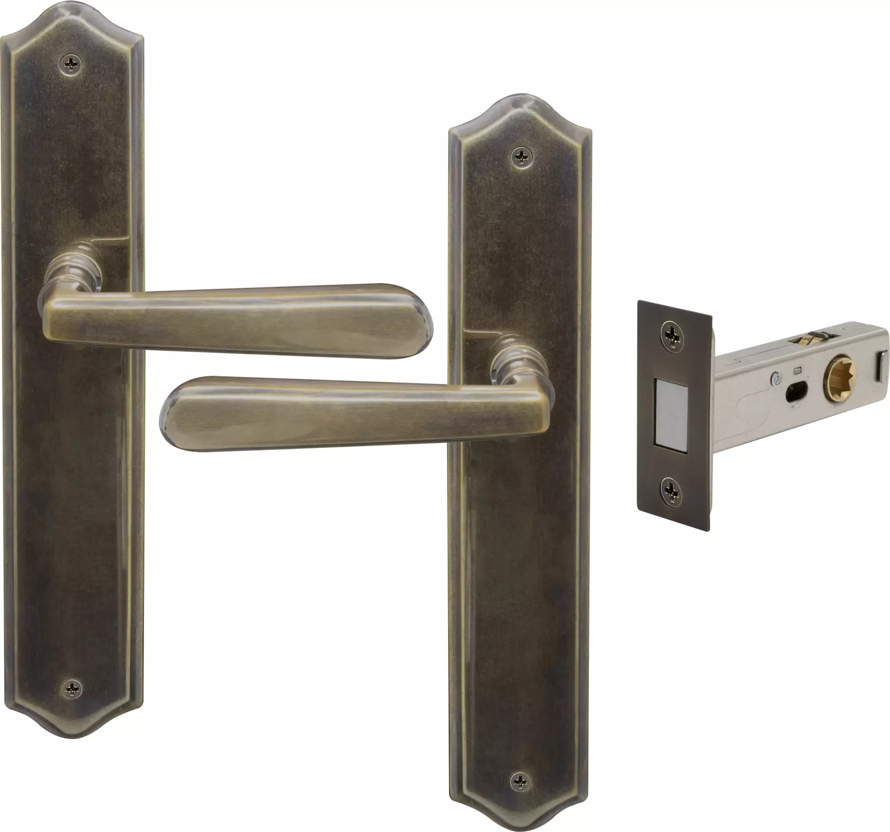 Villa Longplate Traditional Passage Set - Magn. Latch - ORB