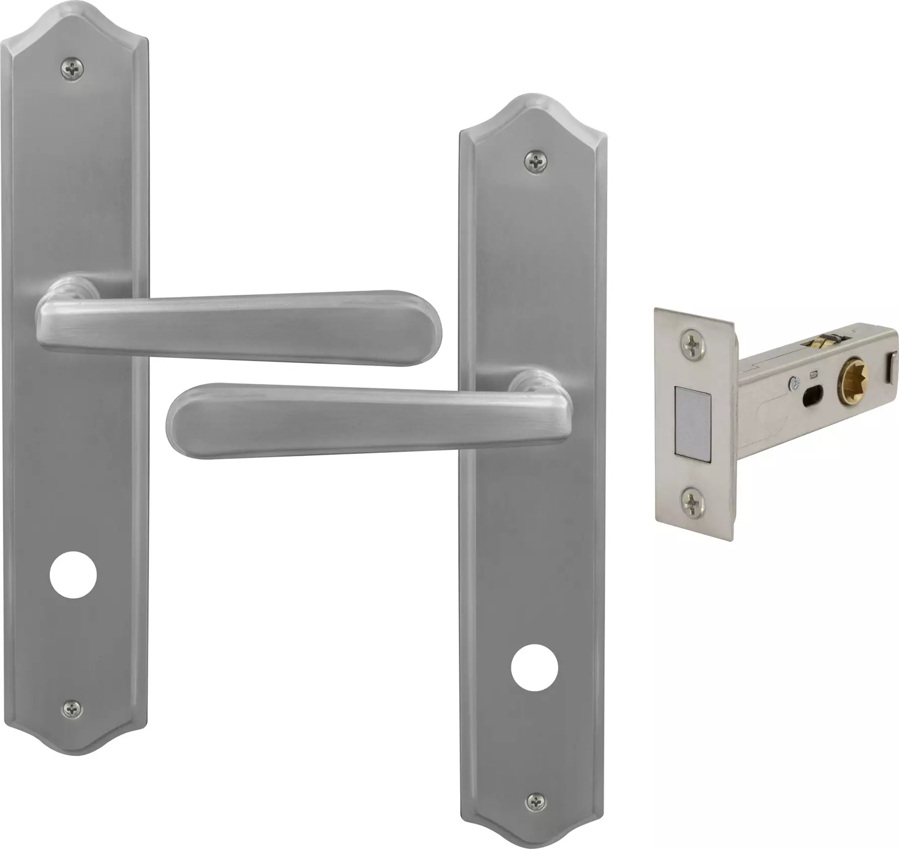 Villa Longplate Traditional Passage Set - Magn. Latch - PC