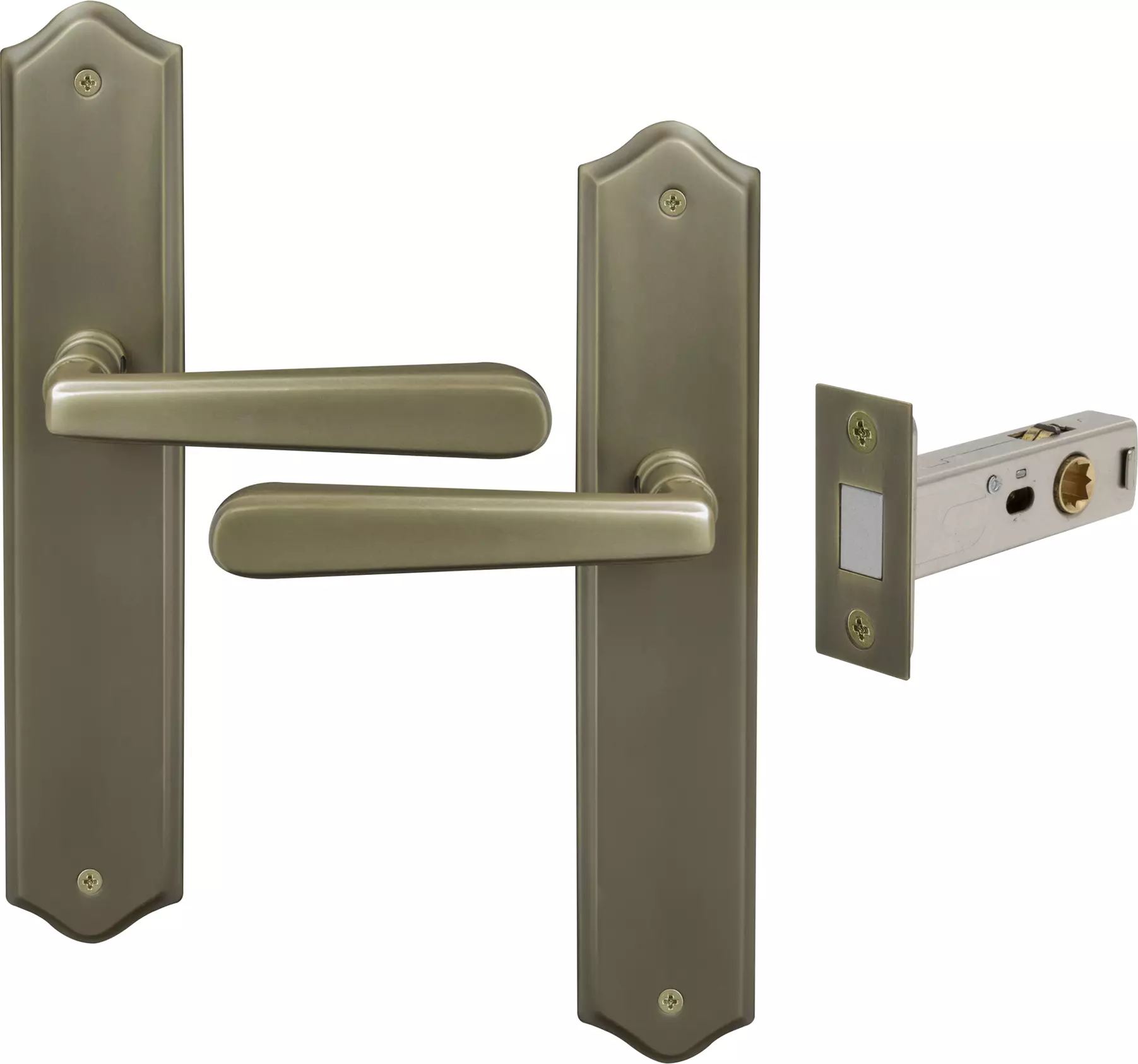 Villa Longplate Traditional Passage Set - Magn. Latch - RB