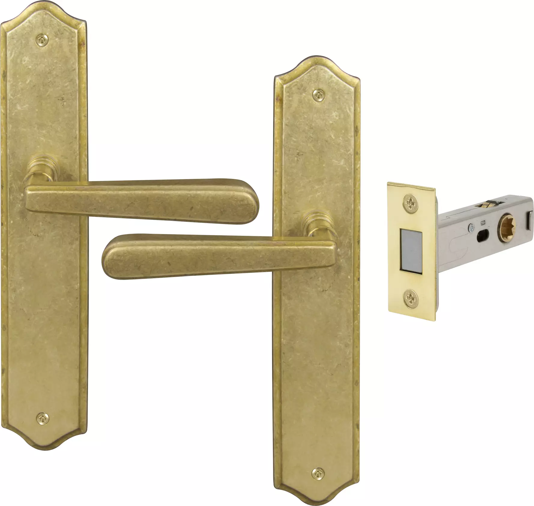 Villa Longplate Traditional Passage Set - Magn. Latch - RLB