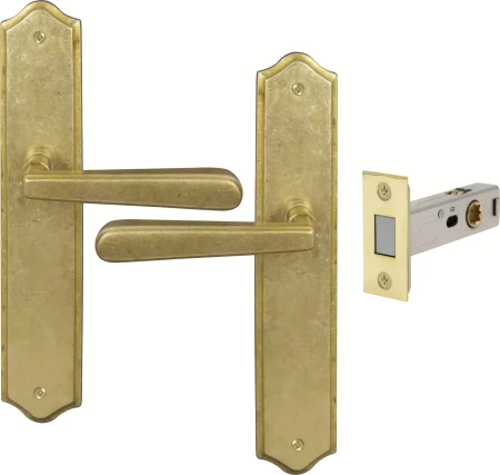 Villa Longplate Traditional Passage Set - Magn. Latch - RLB