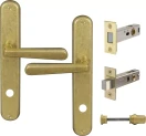 Villa Longplate Oval Privacy Set - Magn. Latch - RLB