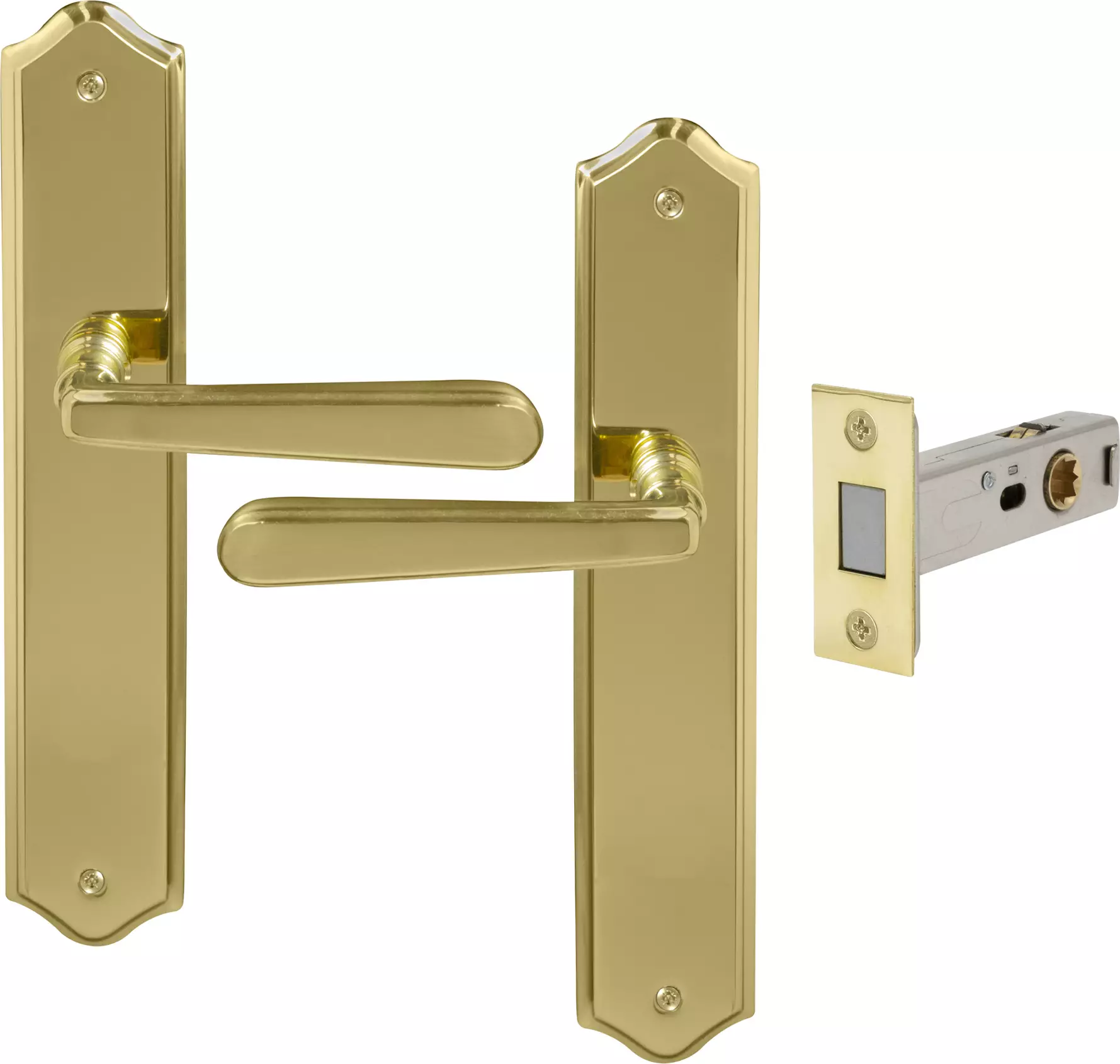 Villa Longplate Traditional Passage Set - Magn. Latch - UB