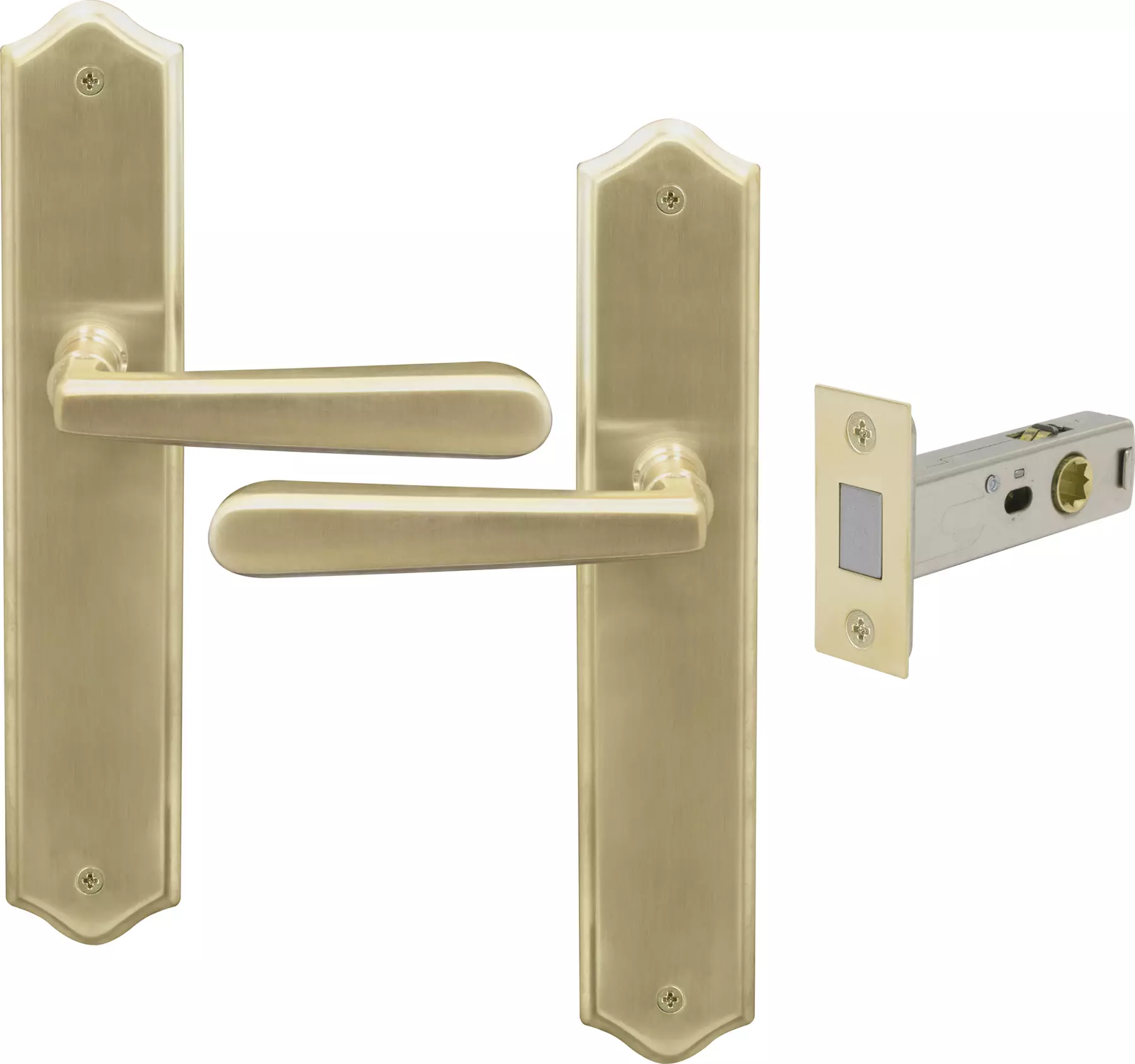 Villa Longplate Traditional Passage Set - Magn. Latch - USB