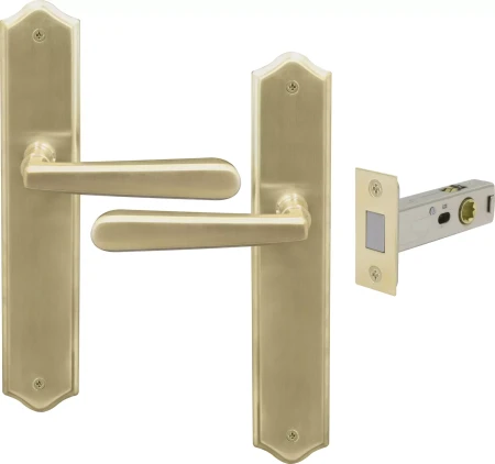 Villa Longplate Traditional Passage Set - Magn. Latch - USB