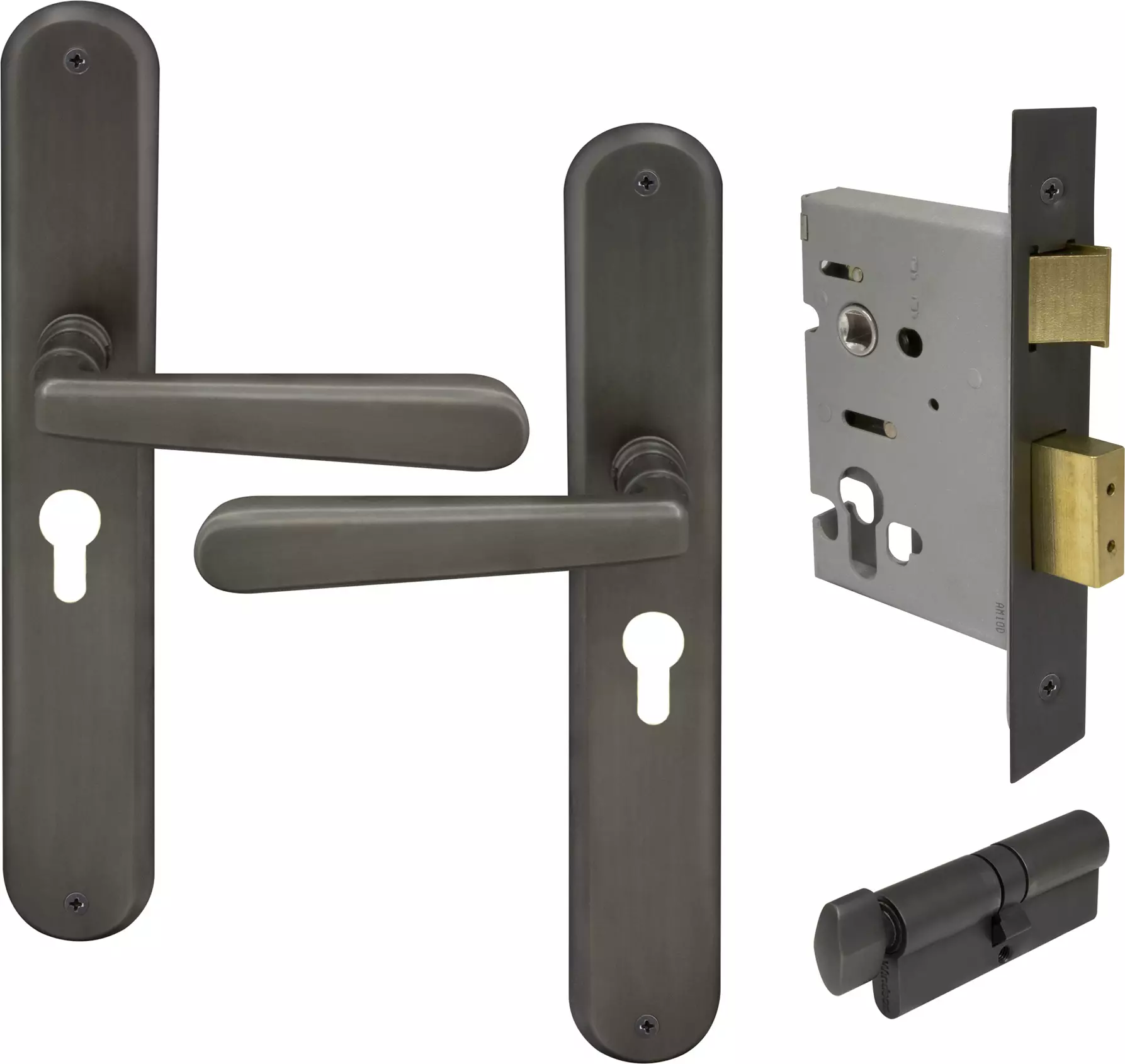 Villa Longplate Oval Entrance Set - E48 - DRB