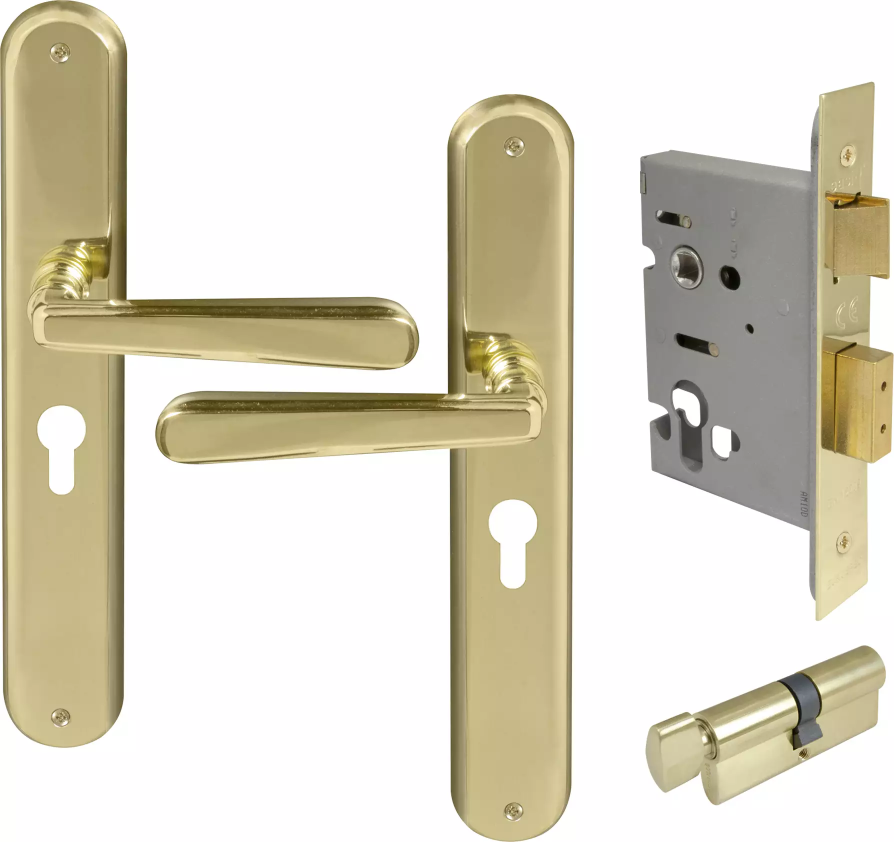 Villa Longplate Oval Entrance Set - E48 - PB