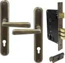 Villa Longplate Oval Entrance Set - E85 - ORB