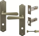 Villa Longplate Traditional Privacy Set - Magn. Latch - RB