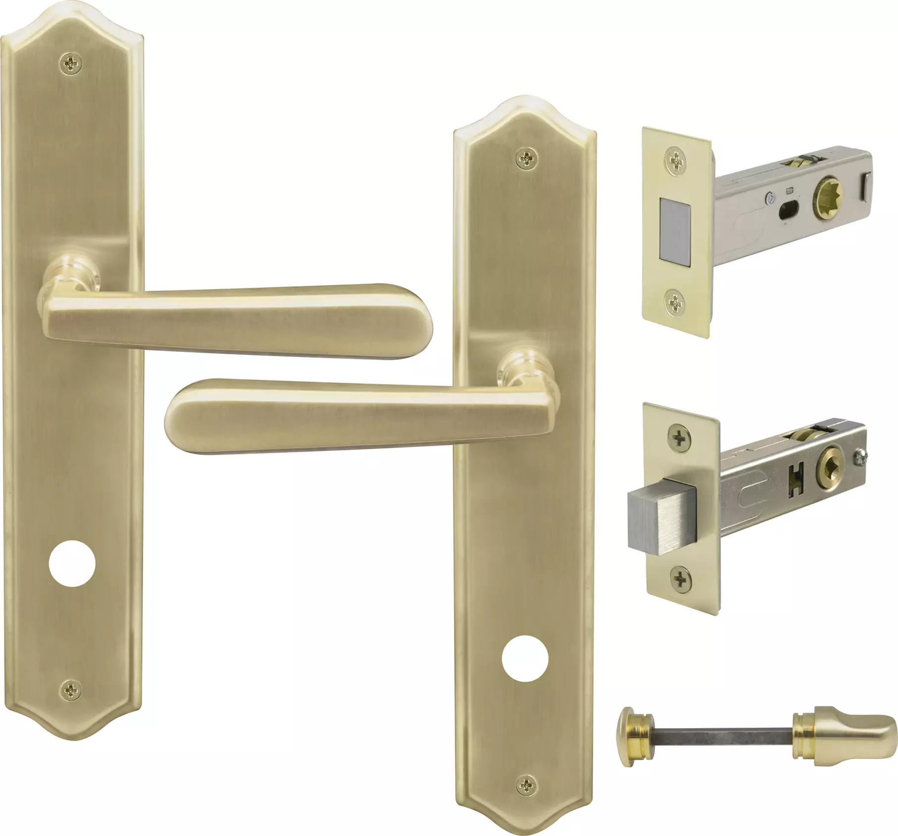 Villa Longplate Traditional Privacy Set - Magn. Latch - USB