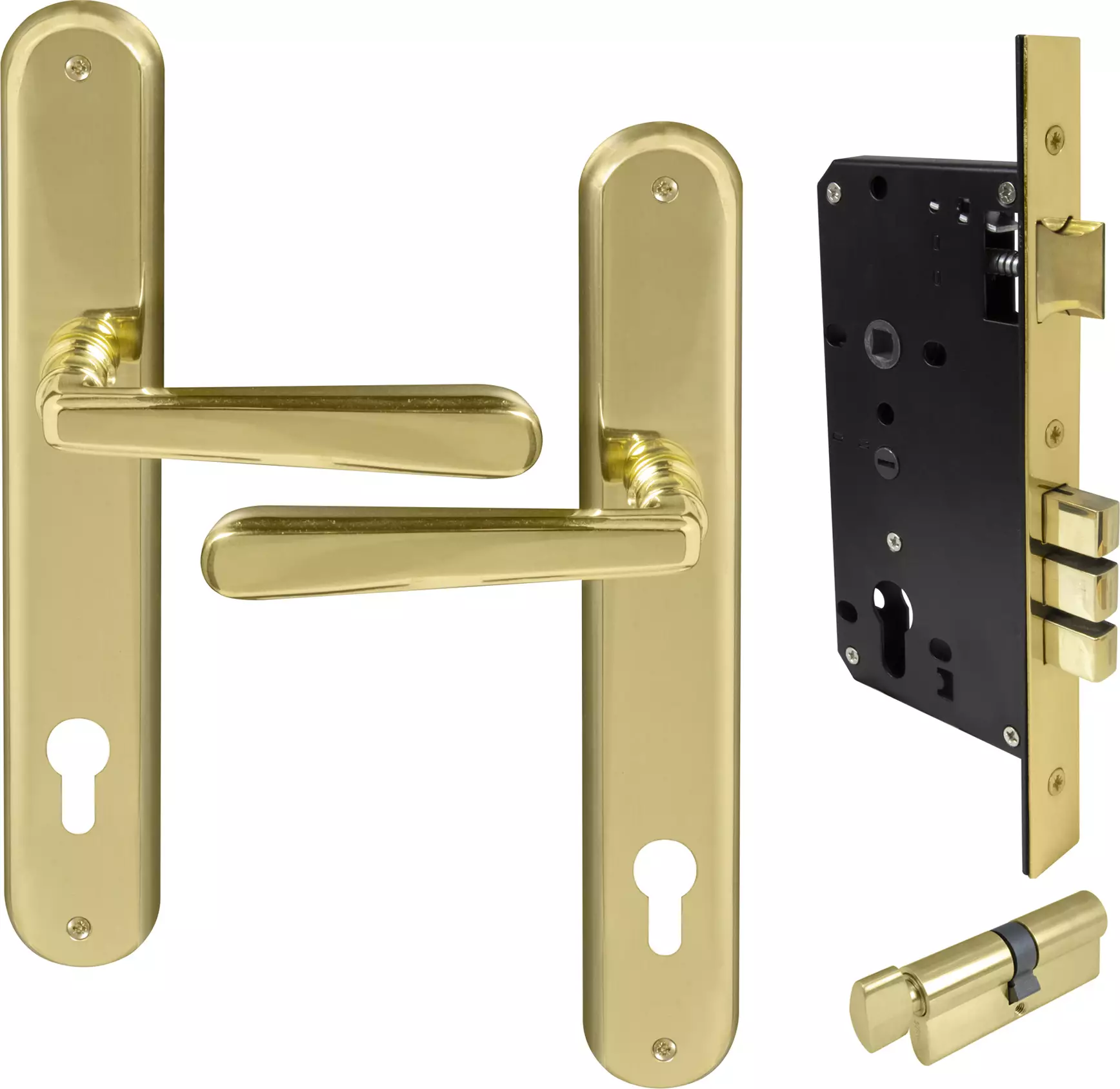 Villa Longplate Oval Entrance Set - E85 - UB