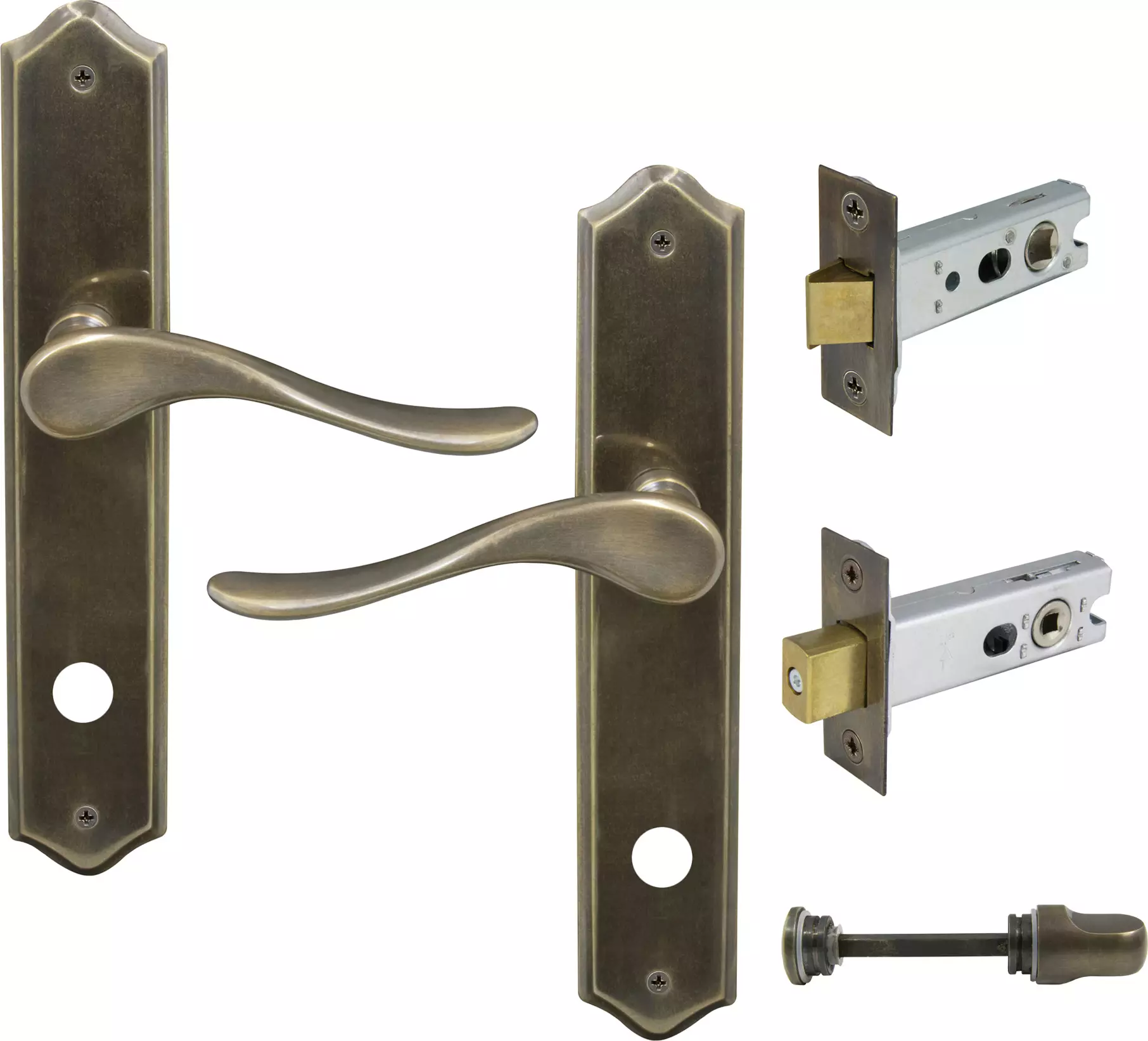 Haven Longplate Traditional Privacy Set - ORB