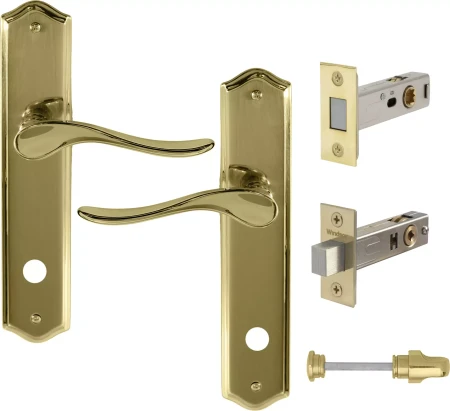 Haven Longplate Traditional Privacy Set - Magn. Latch - UB
