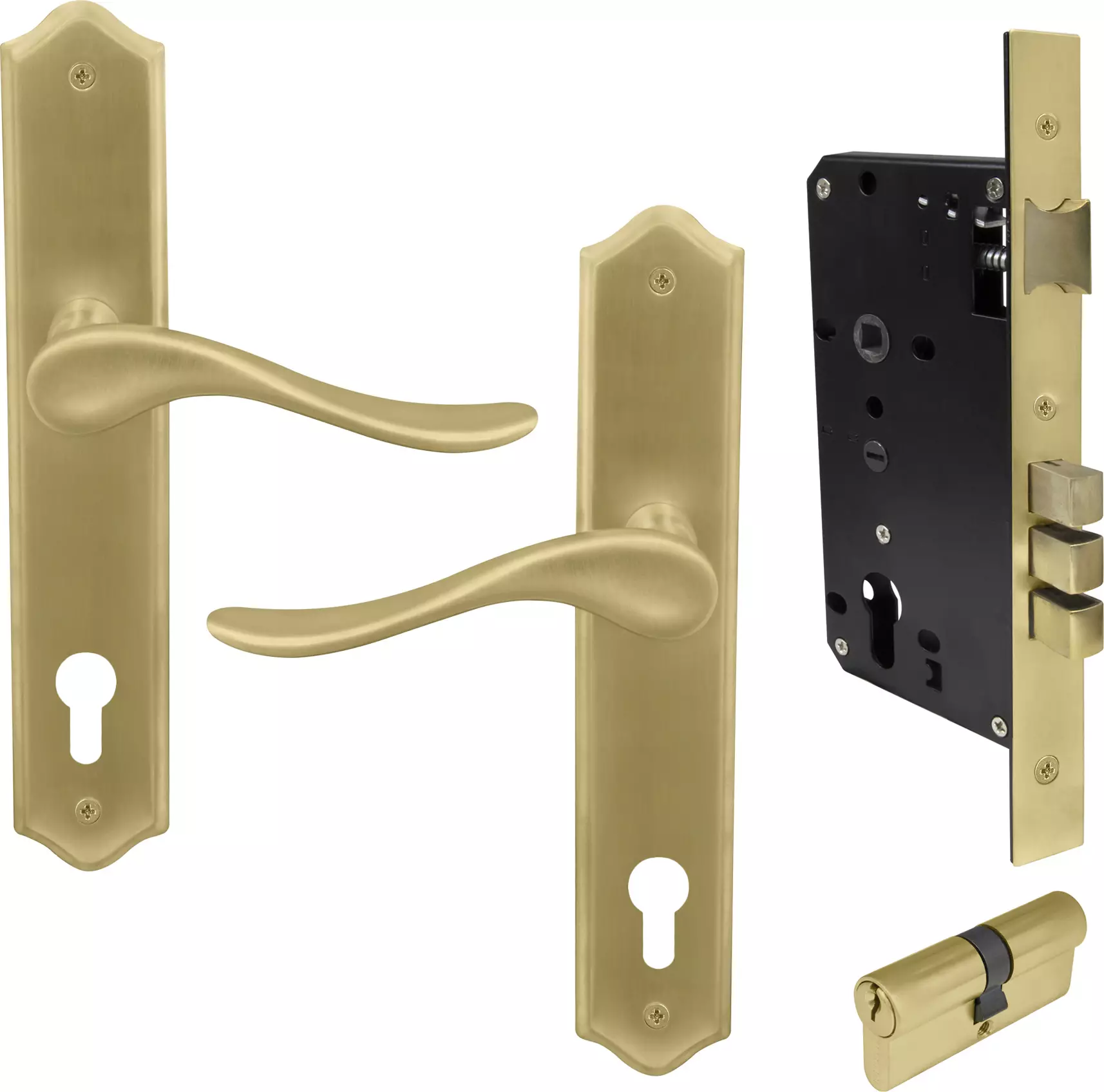 Haven Traditional Longplate Entrance Set E85 - Key/Key - MSB