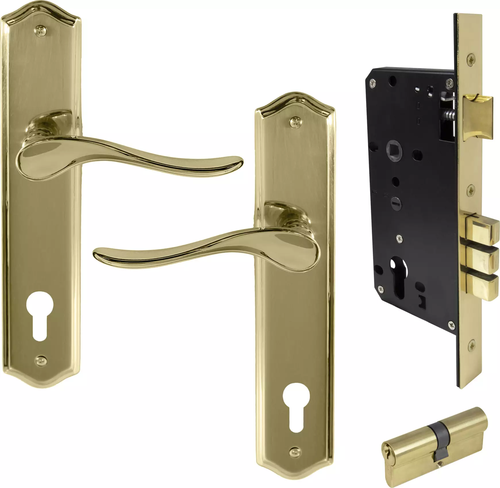 Haven Traditional Longplate Entrance Set E85 - Key/Key - PB