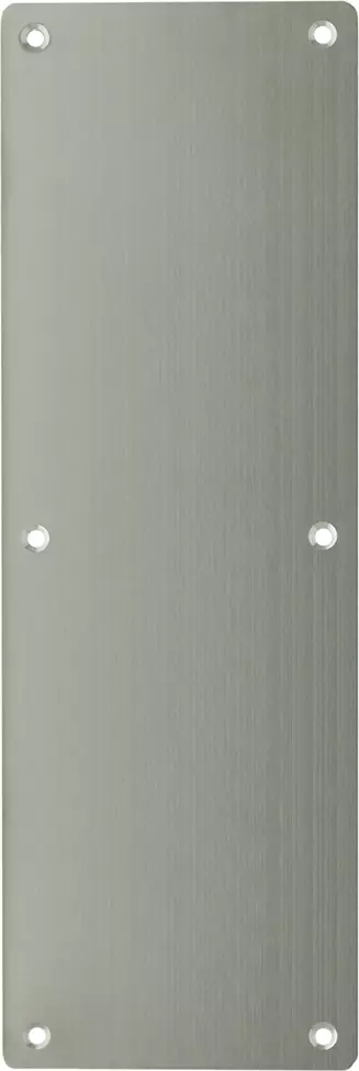 Face Fix Blank Push Plate - 300 x 100mm - SS